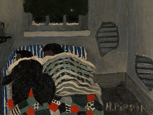 Sleepers, Horace Pippin (American, West Chester, Pennsylvania 1888–1946 West Chester, Pennsylvania), Oil on canvas board