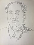 Mao Tse-Tung, Andy Warhol  American, Graphite on paper