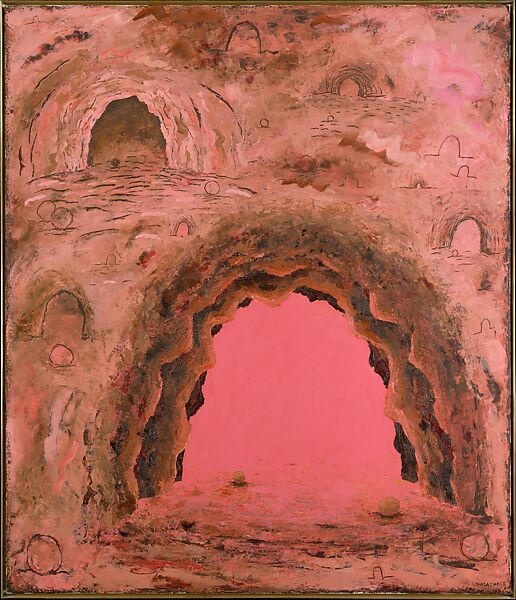 Pink Cave, Louisa Chase (American (born Panama), Panama City 1951–2016 East Hampton, New York), Oil on canvas 