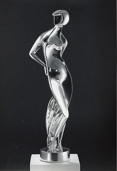 Standing Woman, Alexander Archipenko (American (born Ukraine), Kiev 1887–1964 New York), Silver 