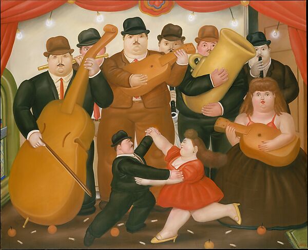 Dancing in Colombia, Fernando Botero (Colombian, Medellín 1932–2023 Monaco), Oil on canvas 