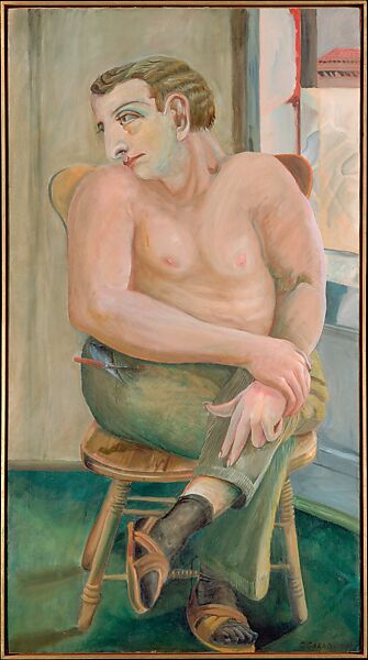 The Bartender at Rest, Charles Garabedian (American, Detroit, Michigan 1923–2016 Santa Monica, California), Oil on canvas 