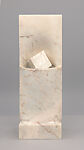 Cube in Sheet, Masami Kodama (Japanese, born Hiroshima, 1933), Marble