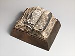 Bible with Black Page, Takako Araki (Japanese, 1921–2004), Porcelain with decal overglaze