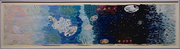 At Sea, Japan, Jennifer Bartlett (American, Long Beach, California 1941–2022 Amagansett, New York), Watercolor, gouache, and graphite on paper 