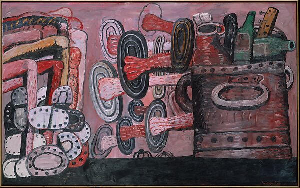 The Street, Philip Guston (American (born Canada), Montreal 1913–1980 Woodstock, New York), Oil on canvas 