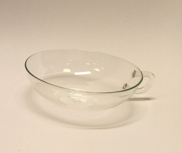 Cup, Wilhelm Wagenfeld (German, Bremen 1900–1990 Stuttgart), Glass 