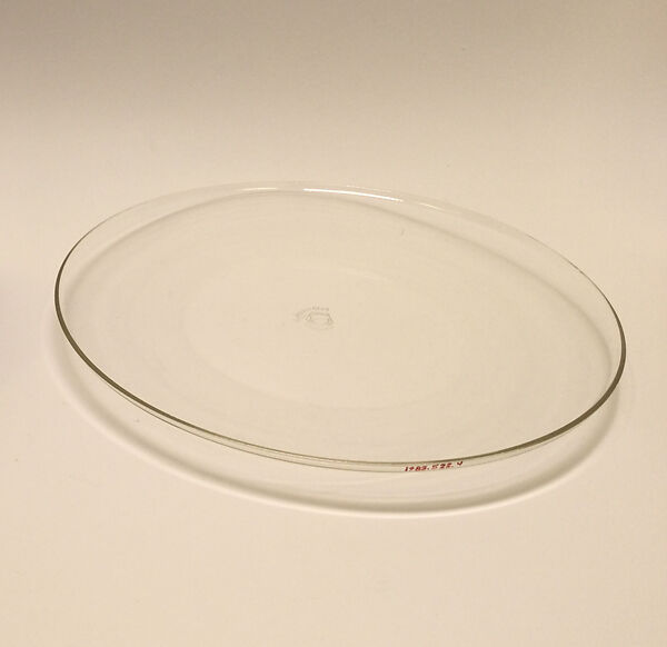 Serving plate, Schott &amp; Genossen Jenaer Glaswerke, Jena, Thuringia, Germany, Glass 