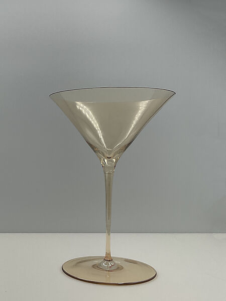 "Ambassador" Champagne or Martini Glass, Oswald Haerdtl (Austrian, Vienna 1889–1959 Vienna), Glass 