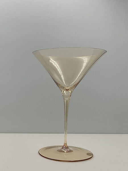 "Ambassador" Champagne or Martini Glass, Oswald Haerdtl (Austrian, Vienna 1889–1959 Vienna), Glass 