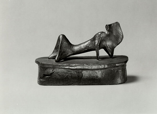 Reclining Figure: Cloak, Henry Moore (British, Castleford 1898–1986 Much Hadham), Bronze 