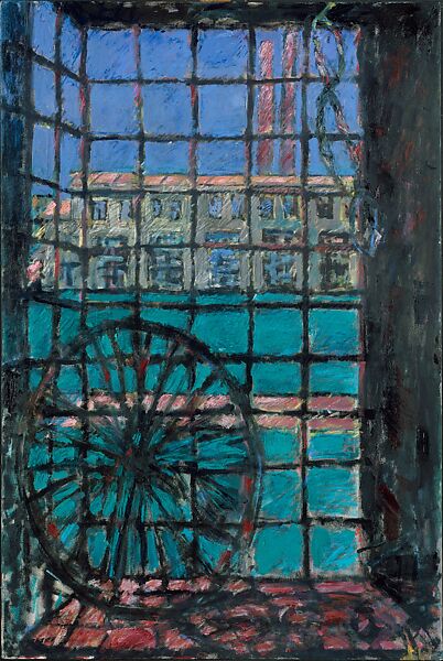 The Wheel, St. Catherine, Jonathan Weinberg (American, born New York 1957), Oil on canvas 