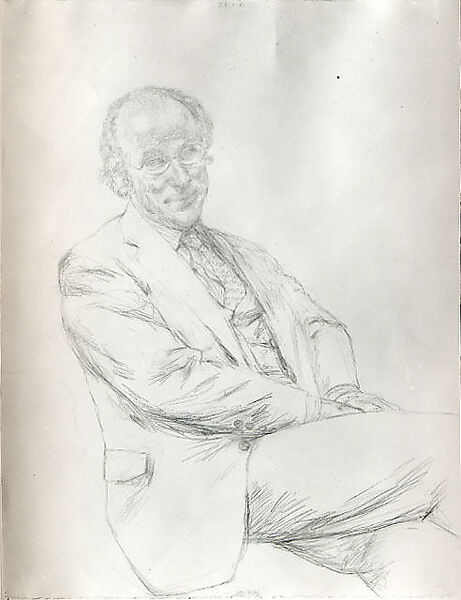 Pierre Rosenberg, Avigdor Arikha (Israeli, born Raduti, Romania 1929–2010 Paris), Graphite on paper 