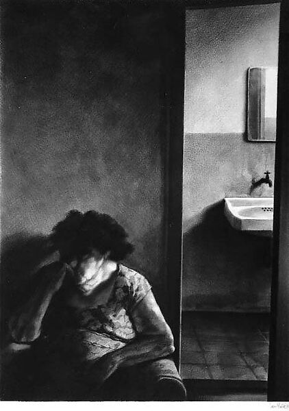 Untitled, Oscar Muñoz (Colombian, born 1951), Pastel on paper 