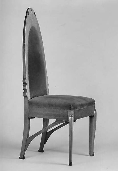 Chair, Amsterdam School, Oak with ebonized parts 