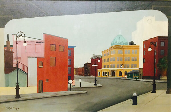 Williamsburg, Ralph Mayer (American, New York, New York 1895–1979 New York, New York), Oil on canvas 