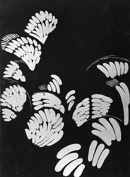Study for "Four Stories in Black and White", František Kupka (Czech, Opočno 1871–1957 Paris), Gouache with graphite on paper mounted on paper 