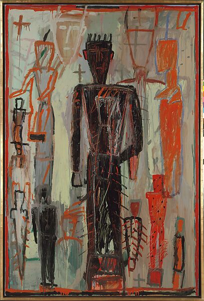 St. Bartolomeo II, James Brown (American, Los Angeles 1951–2020 Mexico), Oil on enamel on canvas 