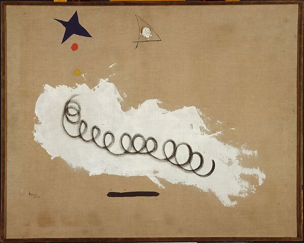 Painting, Joan Miró (Spanish, Barcelona 1893–1983 Palma de Mallorca), Tempera and oil on canvas 