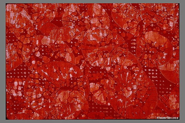Waterlillies 105, Jack Lenor Larsen (American, Seattle, Washington 1927–2020 East Hampton, New York), Cotton 