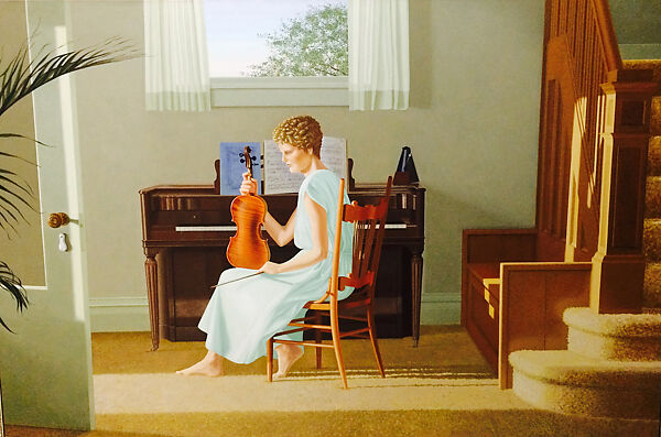 Summer Music, Walter Hatke (American, born Topeka, Kansas, 1948), Oil on canvas 