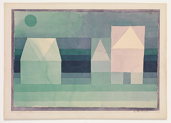 Paul Klee - Three Houses - The Metropolitan Museum of Art