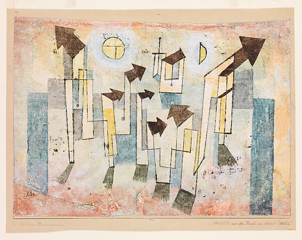 Paul Klee - Mural from the Temple of Longing ↖Thither↗ - The