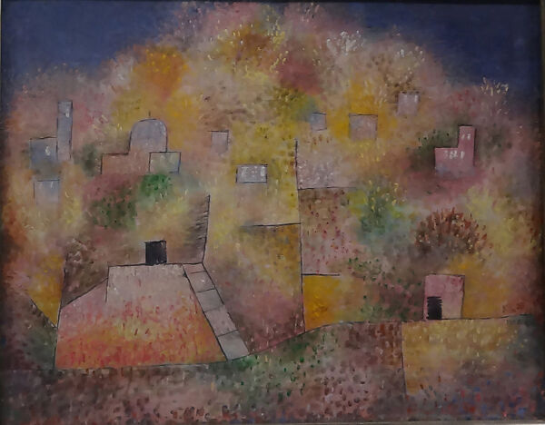 Oriental Pleasure Garden, Paul Klee (German (born Switzerland), Münchenbuchsee 1879–1940 Muralto-Locarno), Oil on cardboard 