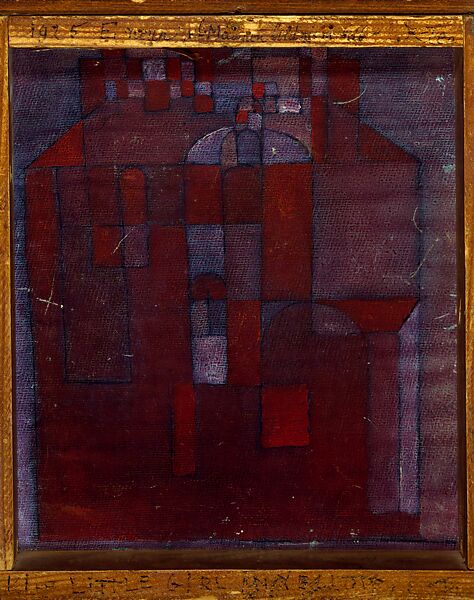 Small Portrait of a Girl in Yellow, Paul Klee (German (born Switzerland), Münchenbuchsee 1879–1940 Muralto-Locarno), Gypsum and oil on canvas