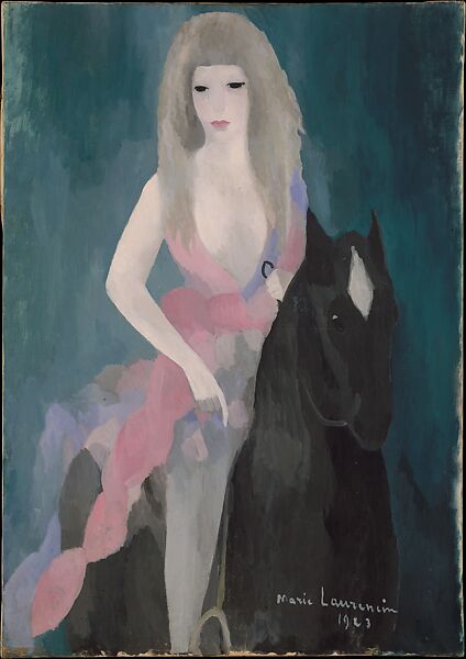 The Amazon, Marie Laurencin (French, Paris 1883–1956 Paris), Oil on canvas 