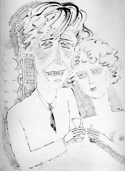 The Couple, Frans Masereel (Belgian, Blankenberge 1889–1972 Avignon), Ink on paper 