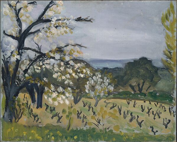 Landscape, Nice, Henri Matisse (French, Le Cateau-Cambrésis 1869–1954 Nice), Oil on canvas board 