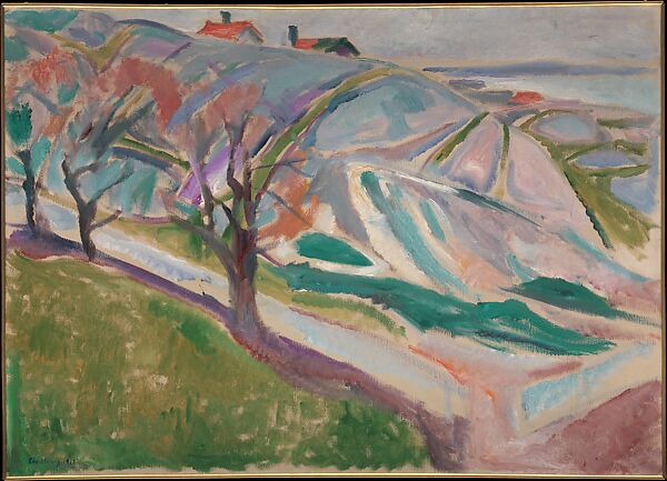 Landscape, Kragerø, Edvard Munch (Norwegian, Løten 1863–1944 Ekely), Oil on canvas 