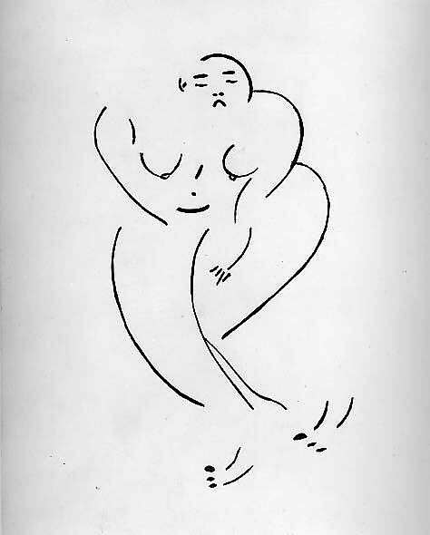 Corpulent Nude Woman, Edward Nagle (American, 1893–1963), Ink with graphite on paper 