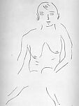 Seated Nude Model