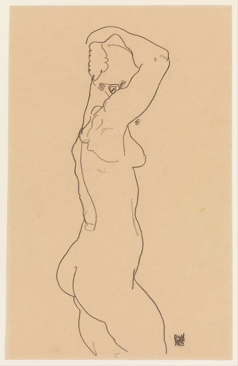 Standing Nude, Facing Right