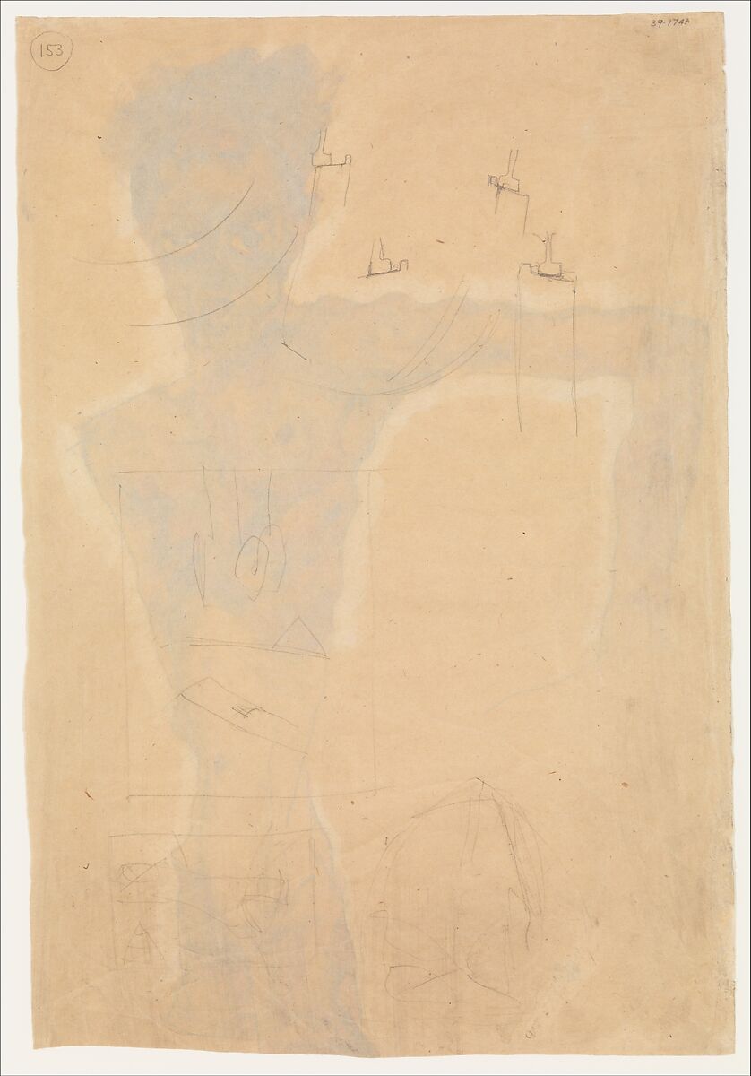 Self-Portrait, Egon Schiele (Austrian, Tulln 1890–1918 Vienna), Watercolor, graphite, and opaque watercolor on paper