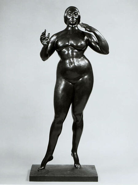 Standing Woman, Gaston Lachaise (American (born France) Paris 1882–1935 New York), Bronze