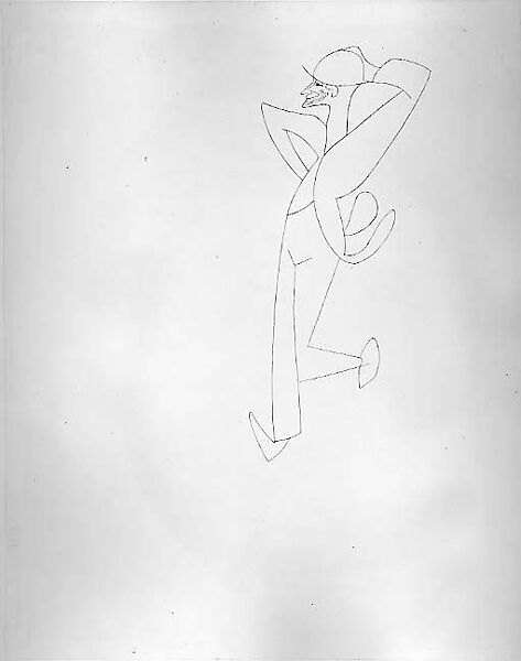 National Winter Garden Burlesque I - Jack Shargel, e. e. cummings (American, Cambridge, Massachusetts 1894–1962 North Conway, New Hampshire), Pen and black ink over graphite on paper 