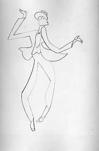 'Sport Dancing', e. e. cummings (American, Cambridge, Massachusetts 1894–1962 North Conway, New Hampshire), Pen and ink on paper 