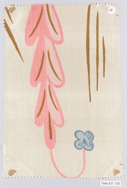 Textile sample, Unknown Designer, Silk 