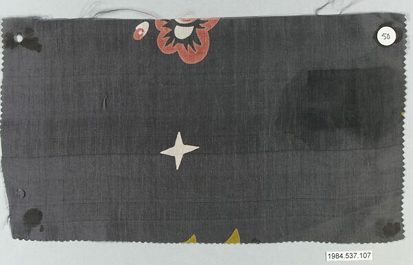 Textile sample, Unknown Designer, Silk