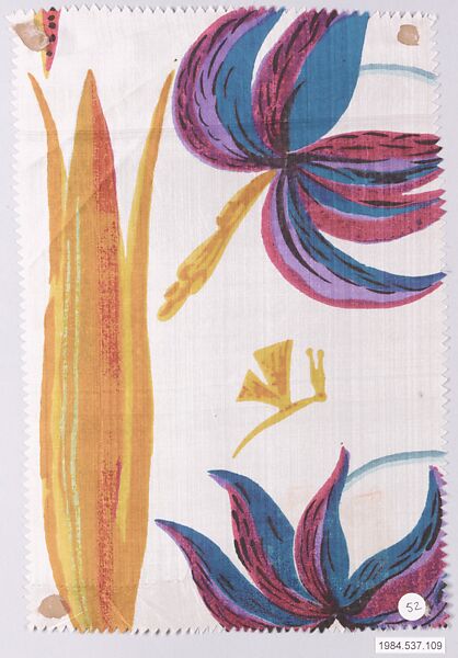 Textile sample, Unknown Designer, Silk 