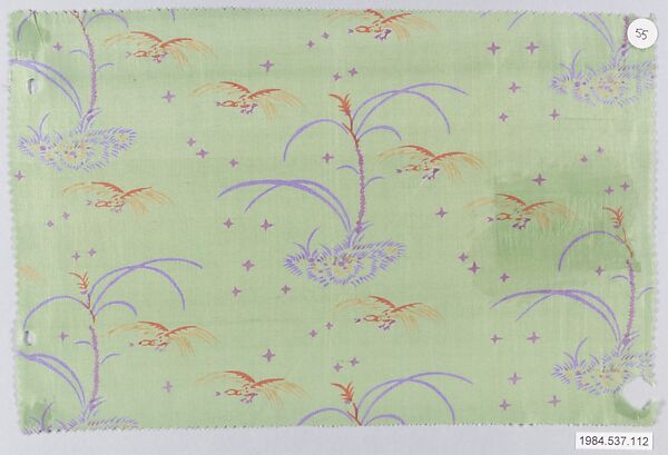 Textile sample, Dagobert Peche (Austrian, St. Michael im Lungau 1887–1923 Mödling bei Wien), Silk 