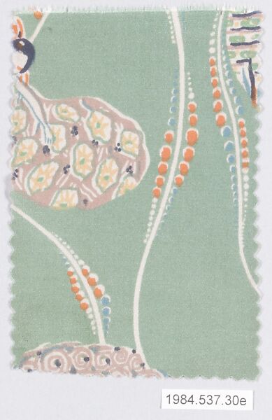 Textile samples, from the ¦Franko Prints¦ series, Joseph Urban (American (born Austria), Vienna 1872–1933 New York), Silk