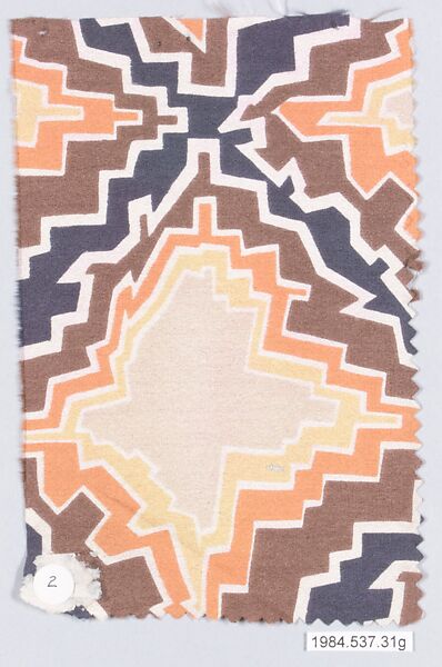 Textile samples, from the ¦Franko Prints¦ series, Joseph Urban (American (born Austria), Vienna 1872–1933 New York), Silk