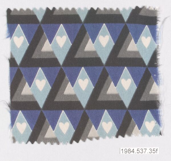 Textile samples, from the ¦Franko Prints¦ series, Joseph Urban (American (born Austria), Vienna 1872–1933 New York), Silk