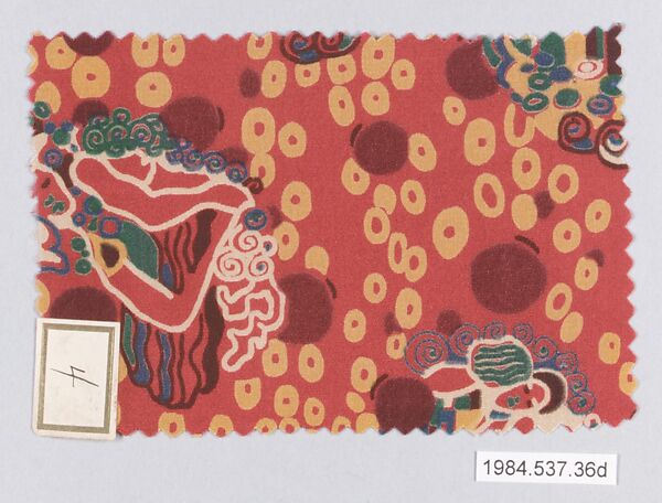 Textile samples, from the ¦Franko Prints¦ series, Joseph Urban (American (born Austria), Vienna 1872–1933 New York), Silk