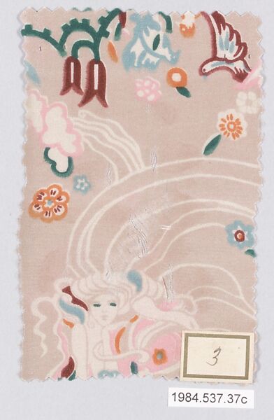 Textile samples, from the ¦Franko Prints¦ series, Joseph Urban (American (born Austria), Vienna 1872–1933 New York), Silk