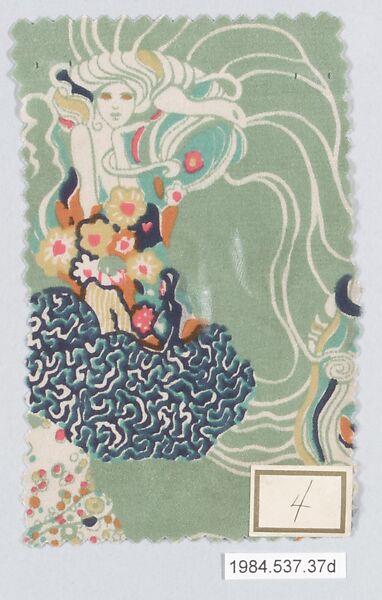 Textile samples, from the ¦Franko Prints¦ series, Joseph Urban (American (born Austria), Vienna 1872–1933 New York), Silk